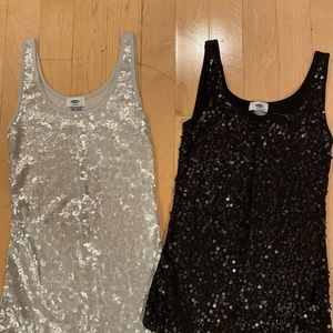 Women’s Sequin Tank Tops Old Navy